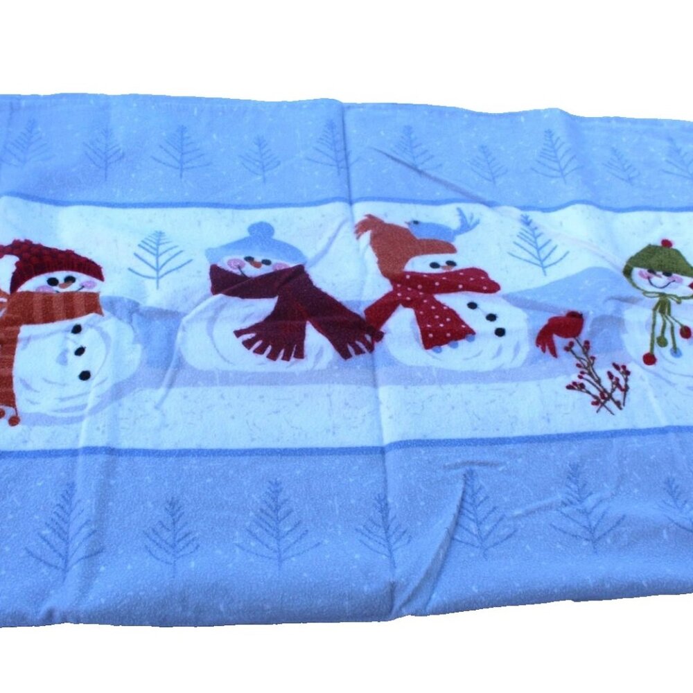 Home Classics 100% Cotton Standard Size Christmas Holiday Festive Pillowcase EUC